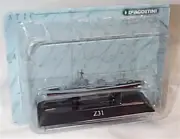 Z31 Warship Ship Mounted on display Plinth 1:1250 Scale new in pack KZ64