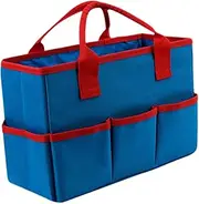 Ｂｅｓｇａ Desktop Tote Storage Tote Bag Crafts Supply Organizer Bag Craft and Art Organizer Bag for Craft Books Art Teacher Organizing