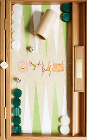 [Nine Fair Design] Drying Off Backgammon Set