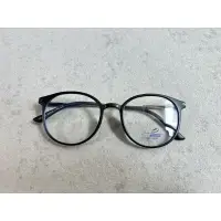 在飛比找蝦皮購物優惠-韓國 文青 霧黑小圓防藍光眼鏡