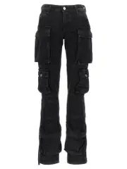 [The Attico] The Attico-Essie Jeans Nero-Donna 27 Black