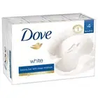 Dove White Beauty Bar Soap Deep Moisture Gentle Cleansing Formula Hydrating 4ct