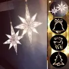 LED Star String Fairy Lights Battery Window Lamp Christmas Xmas Party Home Décor