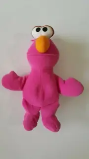 Sesame Street 1997 Beans Plush Figure 8" Elmo New TYCO