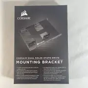 Corsair Dual SSD Mounting Bracket 3.5" CSSD-BRKT2 Black NIB