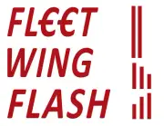 FLEXIBLE FLYER FLEET WING FLASH WATER SLIDE DECALS CLEAR BACKING LASER PRINTED