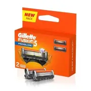 Gillette Fusion Proglide Blades for men with styling back blade - 2 count
