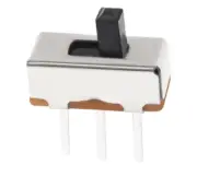 2 Position 3mm SPDT Mini Micro Slide Toggle Switch Vertical Panel PCB Mount