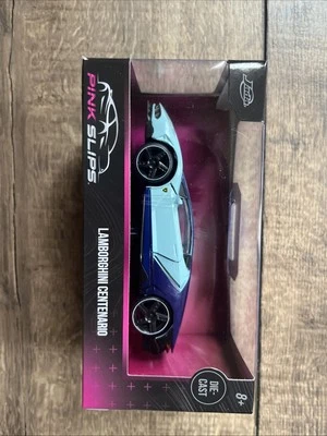 Jada 1:32 Pink Slips Lamborghini Centenario Blue Diecast Model Car 24106 NEW!