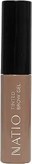Natio Australia Tinted Brow Gel Light Brown 8ml - Long Wearing & Cruelty FreeEyebrow Styling Gel Tint, Brow Mascara