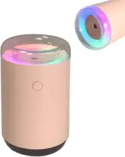 Portable Desk Car Humidifier, Mini Humidifier Essential Oil Diffuser with Colorf