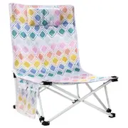 Porta Oceana Beach Vibes 76cm Chair Portable/Folding Seat Outdoor Camping Stool