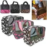 1 Small Pet Carrier Soft Mesh Sided Cat Puppy Dog Comfortable Travel Tote Bag