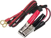 Battery Alligator Clips to O Ring Terminal Harness Wire 2 Pin Lug Cable (3ft)
