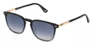 Police SPLQ86 NEW CROSSROADS 5 0GBL Men's Sunglasses Blue Size 54