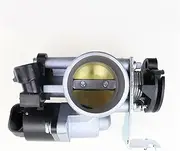 LOREADA 34mm Motorcycle Throttle Body Valve Compatible with Motorcycle 125 150CC with Delphi System IAC 26179 and TPS Sensor 35999