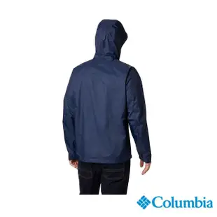 【Columbia 哥倫比亞 官方旗艦】男款-Omni-TECH防水快排外套-深藍(URE20230NY / 2022年春夏商品)