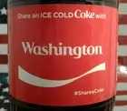 Share A Coke With Washington 2017 Limited Edition Coca Cola Bottle