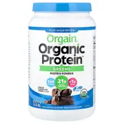 Orgain, Organic Protein + Greens, Plant Based Protein Powder, Creamy Chocolate Fudge, 1.94 lbs (882 g)