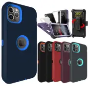 For iPhone 11 ,11 Pro Max Shockproof Defender Phone Armor Case Cover+Belt Clip