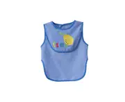 Baby Bibs Waterproof and Wipeable-Eat and Play Smock Apron - LIGHT BLUE