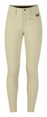 Kerrits Kids Crossover Knee Patch Breeches - Sand - Medium, Large & XLarge