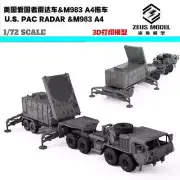 3D Printed 1/72/87/144 U.S. Patriot Radar Vehicle &M983 A4 Unpainted Model Kit