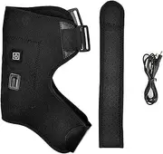 Health Care Belt Unisex Heating Pad Adjustable Shoulder Heated Shoulder Brace Wrap Relax Muscle Pain Relief Shoulder Compression Sleeve for Rotator Cuff, Frozen Shoulder (Color : A)