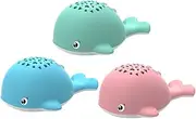 FELTECHELECTR 1PC Whale Shaped Educational for Musical Storytelling Machine with Light Effect Safe Material for Early Learning No Battery Required Random Color Random Color