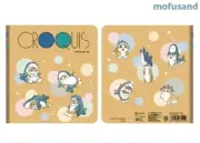 Mofusand Croquis Book Drawing Paper Pad Spiral Bound Sketchbook Pads Shark Cats