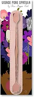 Visage Pore Spatula by This Hippie Girl, Blemish or Skin Spatula, Extractor Blackhead Remover, Facial Deep Cleaning with Rose Gold Alloy Tool, Manual Operated Pore Prep Tool