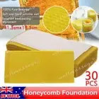 30X Honeycomb Foundation Bee Hive Wax Frames Waxing Beekeeping Equipment Sheet