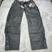 Leather Chaps DANIEL SMART Co 3M Thinsulate removable insulation XL Riding Pant