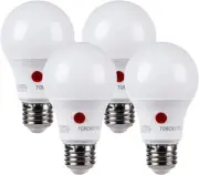 TORCHSTAR Dusk to Dawn Light Bulbs Outdoor, Sensor A19 LED Light Bulb, Auto On/O