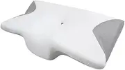 Memory Foam Cervical Pillow for Neck Pain Relief, Contoured Design, Suitable for Back, Side, Stomach Sleepers