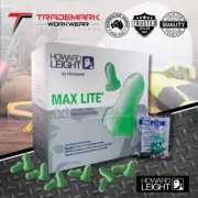 Howard Leight Max-Lite Foam Uncorded Disposable Earplugs 25db (LPF-1) Bx200