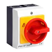 Main Switch Circuit Breaker 16A 3Pin Rotary Switch