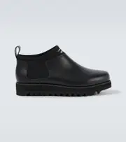 [Comme des Garcons Homme] Comme des Garçons Homme Logo leather boots AU 7 black