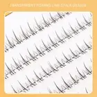 DIY Lash Extension Small Flame Shape Lower Eyelashes Manga Bottom Cluster Lashes