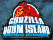 GODZILLA monster 4" DOOM ISLAND Embroidered figure PATCH action vs KING Kong