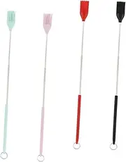 4pcs Grill Brush Baking Pan Bread Baking Supplies Small Pots with Lids Baking Butter Brush Toaster Oven Baking Spatula Cookie Cutters Oven Rack Easy Bake Oven BBQ Mop