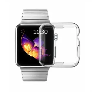 Apple Watch 錶殼 全透明軟殼 S8 7 6 5 4 SE 保護套 保護殼 透明殼 軟殼 錶框 iwatch