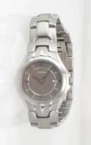 NEW YEMA Paris YM642 Women's Quartz All St/Steel 50M Sport Watch Vintage Stock