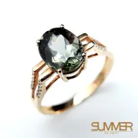 在飛比找momo購物網優惠-【SUMMER寶石】天然碧璽18K金戒指 2.3ct(KG-