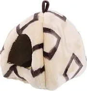 Happyyami Cozy Warm Hamster House Delicate Hamster Hut Nest Hideout for Pets Soft Material for Sleeping and Playing Chinchillas Ferrets
