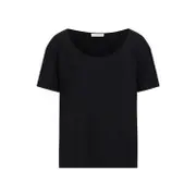 [The Row] The Row-Midnight Blue Cotton Florida Top-Donna M