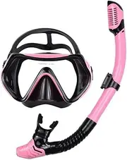 Wadayu Tempered Glass Swimming Goggles for Adults/Kids, Anti-Fog Swim Mask, Panoramic Silicone Diving Goggles