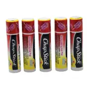 Lot of 5 ChapStick Lip Balm Sticks Strawberry Ice Pop 0.15oz / 4g Each Summer