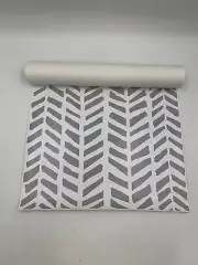 Pottery Barn Kids Broken Arrow Removable Wallpaper 18x 108" Gray #4022P