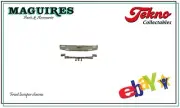 Tekno | 79626 Front bumper chrome 1:50 Scale Model Parts